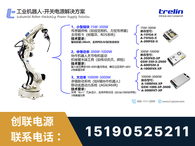 通化-工业机器人-开关电源解决方案